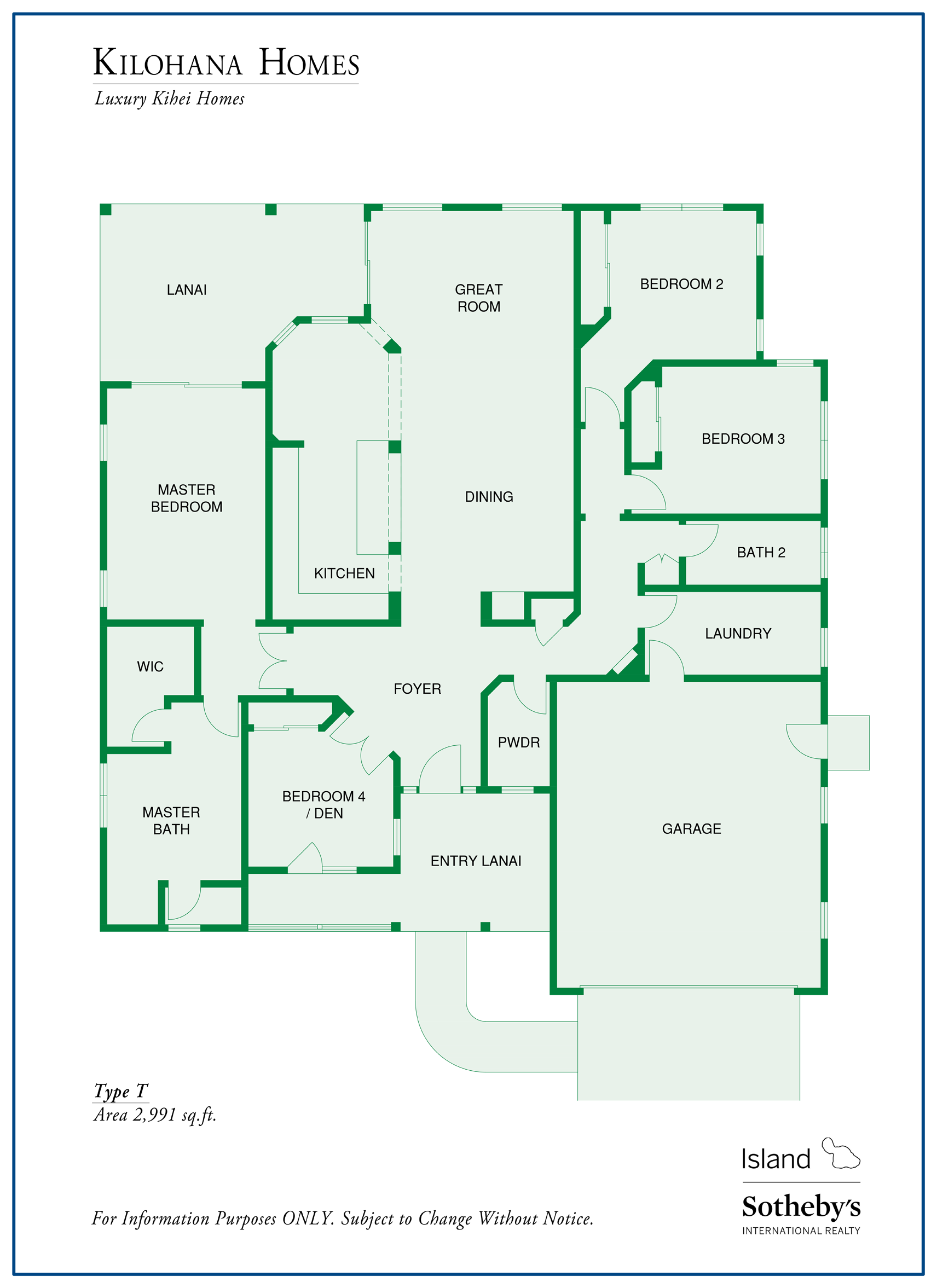 kilohana home floor plan kihei